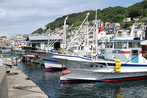 家島　宮地区の漁港